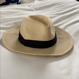 Straw Fedora Beach Hat